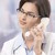 femenino · médico · teléfono · atractivo · caucásico · hablar - foto stock © nyul