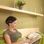 красивая · женщина · чтение · спальня · книга · сидят · кровать - Сток-фото © nyul