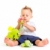 baba · játékok · egyéves · fiú · játszik · stúdiófelvétel - stock fotó © nyul
