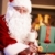 Santa Claus with milk and chocolate chip cookies stock photo © nyul