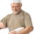 Senior chef whisking egg in kitchen stock photo © nyul