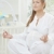 Pregnant woman in yoga position stock photo © nyul