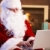 Santa using computer stock photo © nyul