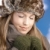 jonge · vrouwelijke · genieten · winter · zon - stockfoto © nyul