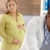 mulher · grávida · médico · em · pé · foco · olhando · consultor - foto stock © nyul