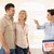Estate agent and couple in new house stock photo © nyul