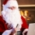 kerstman · betalen · creditcard · christmas · presenteert - stockfoto © nyul
