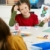 Children painting in art class at elementary school stock photo © nyul