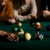 joc · Snooker · femeie · mână · concentra · tabel - imagine de stoc © nyul