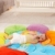 bebé · florido · contenido · manos · boca · ninos - foto stock © nyul