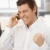 счастливым · бизнесмен · добрая · весть · телефон · мобильного · телефона · бизнеса - Сток-фото © nyul
