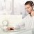Customer service operator working in bright office  stock photo © nyul