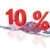 3d rendered 10 % percentage on euro banknote stock photo © ojal