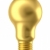 Golden lightbulb isolated on white stock photo © oneo