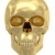 Golden skull isolated on white stock photo © oneo