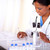 Medical doctor woman working at laboratory stock photo © pablocalvog