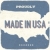 Proudly Made in USA. Vintage Background, Vector, EPS10. stock photo © pashabo