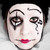 portret · triest · vrouwelijke · clown · partij · verjaardag - stockfoto © Pasiphae