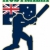 cricket sports batsman Australia flag stock photo © patrimonio