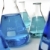 Labor · Ausrüstung · blau · grünen · Flüssigkeit · Glas - stock foto © pedrosala