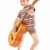 Little boy plays guitar country rock style stock photo © pekour