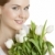 portret · kobieta · tulipany · kwiat · kwiaty · tulipan - zdjęcia stock © phbcz