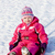 meisje · sneeuw · meisje · kind · kid · hoed - stockfoto © phbcz