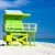 cabina · playa · Miami · Florida · EUA · mar - foto stock © phbcz