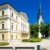 Rathaus · Platz · Slowakei · Gebäude · Stadt · Kirche - stock foto © phbcz