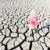 little girl standing on dry land, Parc Regional de Camargue, Pro stock photo © phbcz