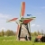 windmill, Ooievaarsdorp, Netherlands stock photo © phbcz