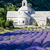 Abtei · Lavendelfeld · Frankreich · Gebäude · Kirche · Architektur - stock foto © phbcz