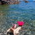 snorkeling · morze · Śródziemne · morza · Francja · kobieta · lata - zdjęcia stock © phbcz