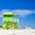 cabine · praia · Miami · Flórida · EUA · férias - foto stock © phbcz