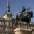квадратный · Мадрид · Испания · статуя · дома - Сток-фото © Photooiasson