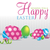 'Wishing you a Happy Easter' scattered egg card stock photo © piccola