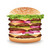 Fast-Food · realistisch · burger · Vektor · groß · Symbol - stock foto © pikepicture