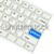 blau · sparen · Taste · Computer-Tastatur · isoliert · weiß - stock foto © pinkblue