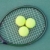 Tennis court with ball and racket stock photo © pinkblue