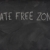 hate free zone text on a school blackboard stock photo © PixelsAway