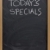 todays specials on blackboard in vertical stock photo © PixelsAway