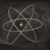 symbol of atom sketched on a blackboard stock photo © PixelsAway