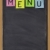 tablicy · menu · restauracji · karteczkę · tytuł · biały - zdjęcia stock © PixelsAway