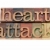 heart attack text in letterpress type stock photo © PixelsAway