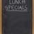 almoço · lousa · vertical · título · branco - foto stock © PixelsAway