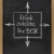think outside the box phrase on blackboard stock photo © PixelsAway