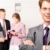homem · retrato · sorridente · empresário · brasão · pessoas - foto stock © pressmaster