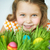 ragazza · erba · foto · cute · erba · verde · colorato - foto d'archivio © pressmaster