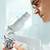 ritratto · maschio · chimico · lavoro · microscopio · laboratorio - foto d'archivio © pressmaster