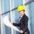 Architekt · Helm · Plan · Business - stock foto © pressmaster